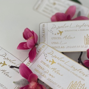 � Lánybúcsú útlevél + beszállókártya � Meghívó egy felejthetetlen kalandra - esküvő - lánybúcsú - Meska.hu