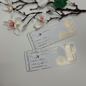 � Születésnapi meglepetés beszállókártya � Jegy egy felejthetetlen kalandra, Művészet, Grafika & Illusztráció, Művészi nyomat, Papírművészet, MESKA