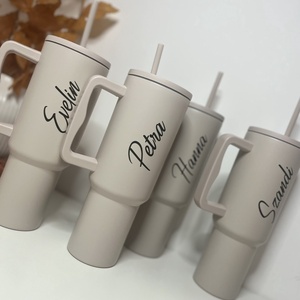  Névre szóló szívószálas termosz pohár � egyedi ajándék gyerekeknek és felnőtteknek - otthon & életmód - konyhafelszerelés, tálalás - tálalás - pohár - Meska.hu