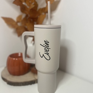  Névre szóló szívószálas termosz pohár � egyedi ajándék gyerekeknek és felnőtteknek - otthon & életmód - konyhafelszerelés, tálalás - tálalás - pohár - Meska.hu