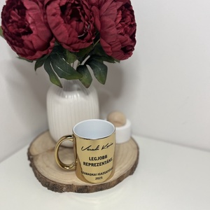 � Névre szóló arany kerámia bögre � elegáns céges ajándék - otthon & életmód - konyhafelszerelés, tálalás - tálalás - bögre & csésze - Meska.hu