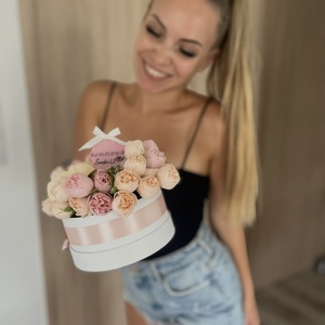 Virág-box (szülőköszöntő, nőnap, anyák napja, óvodai bölcsődei nevelő ajándék)  - Meska.hu