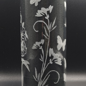 Gravírozott váza - 5,5 x 12 cm - otthon & életmód - dekoráció - Meska.hu