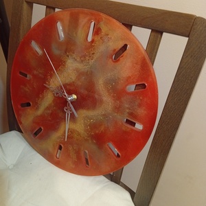 Epoxy falióra , Otthon & Életmód, Dekoráció, Fali és függő dekoráció, Falióra & óra, , MESKA