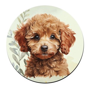 Kis barna uszkár portré mintás bögre alátét, , , MESKA