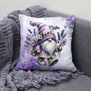 Névvel kérhető - Kalandor Levendulás manó mintás párna - otthon & életmód - lakástextil - párna & párnahuzat - díszpárna (belsővel együtt) - Meska.hu