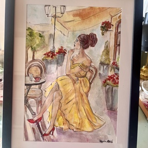 Nyári délután-akvarell festmény - művészet - festmény - akvarell - Meska.hu