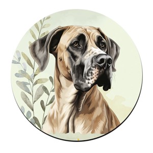 Barna (dán) német dog portré mintás bögre alátét, , , MESKA