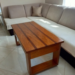 Dohányzó asztal intarzia  - otthon & életmód - bútor - asztal - Meska.hu