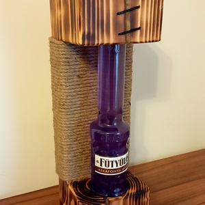 Dekor lámpa Fütyülős , Otthon & Életmód, Lámpa, Hangulatlámpa, Famegmunkálás, Újrahasznosított alapanyagból készült termékek, MESKA