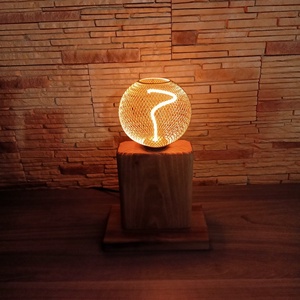 Tölgyfa dekor lámpa  - otthon & életmód - lámpa - hangulatlámpa - Meska.hu