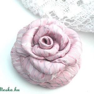 Rózsaszín márvány - dekoráció/bross -  - Meska.hu