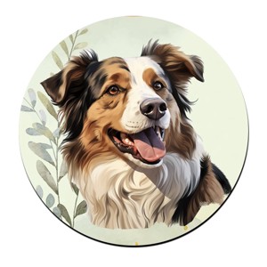 Ausztrál juhászkutya portré mintás bögre alátét, , , MESKA