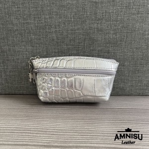 Ezüst krokkómintás kettő cipzáras kulcstartó B1002, Táska & Tok, Kulcstartó & Táskadísz, Kulcstartó, , MESKA