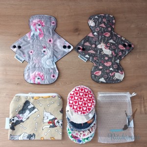 Mosható betét csomag 26cm eü meglepetés mintával - 4db-os, Szépségápolás, Intim higiénia, Tisztasági betét, , MESKA