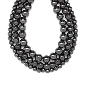 Magnetit golyó 8mm  ékszerkészítő alapanyag (füzér), Kellékek & szerszámok, Ásvány alapanyag, Ásványfüzér, , MESKA