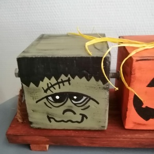 Halloweeni - őszi dekoráció, lakás dekoráció - otthon & életmód - dekoráció - asztal és polc dekoráció - asztaldísz - Meska.hu