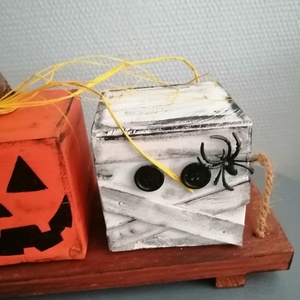 Halloweeni - őszi dekoráció, lakás dekoráció - otthon & életmód - dekoráció - asztal és polc dekoráció - asztaldísz - Meska.hu