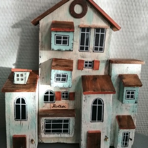 Lakás dekoráció, polc- párkány dísz - otthon & életmód - dekoráció - asztal és polc dekoráció - asztaldísz - Meska.hu