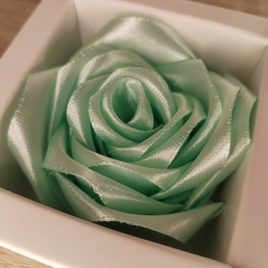 Türkiz mini rózsa box, Otthon & Életmód, Dekoráció, Virágdekoráció, Virágbox, Virágok, , MESKA