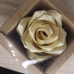 Mini rózsa box barna dobozban - otthon & életmód - dekoráció - virágdekoráció - virágok - virágbox - Meska.hu