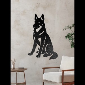 3D Nyomtatott Fali Dekoráció - Németjuhász - Meska.hu