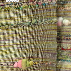 Merinó gyapjú-tencel kézi szőttes boho stóla (38) - ruha & divat - sál, sapka, kendő - sál - Meska.hu