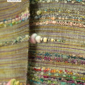 Merinó gyapjú-tencel kézi szőttes boho stóla (38) - ruha & divat - sál, sapka, kendő - sál - Meska.hu