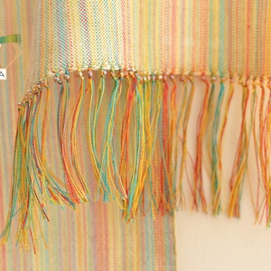 100% Hernyóselyem kézi szőttes sál (64) - ruha & divat - sál, sapka, kendő - sál - Meska.hu