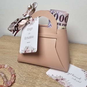 Nászajándék táska / pénzátadó táska esküvőre, születésnapra, ballagásra (pénzátadó doboz alternatíva) - Meska.hu