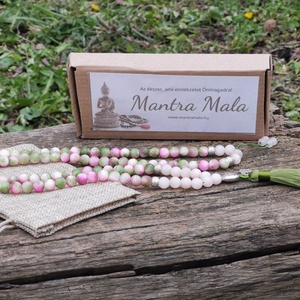 Jáde mala nyaklánc - ékszer - nyaklánc - bojtos nyaklánc - Meska.hu