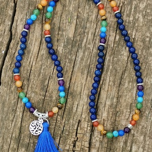  7 csakra mala nyaklánc - otthon & életmód - dekoráció - spiritualitás - mala - Meska.hu