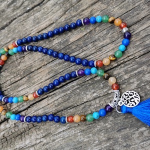  7 csakra mala nyaklánc - otthon & életmód - dekoráció - spiritualitás - mala - Meska.hu