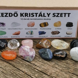 Kezdő ásvány szett 12 darabos - Meska.hu