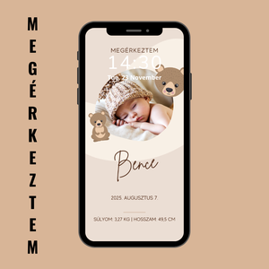 Instagram Baba Bejelentő,  Baba Bejelentés,  Közösségi Média,  Videó, Mp4,, Művészet, Grafika & Illusztráció, Digitális, Fotó, grafika, rajz, illusztráció, MESKA