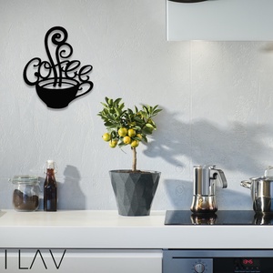 Coffee fém falidekor - otthon & lakás - dekoráció - fali és függő dekoráció - falra akasztható dekor - Meska.hu