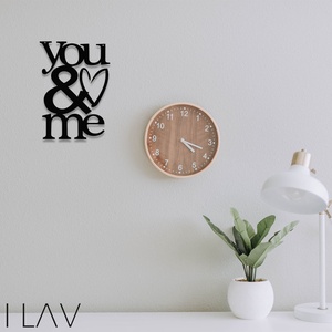 You and Me fém falidekor, Otthon & Lakás, Dekoráció, Fali és függő dekoráció, Falra akasztható dekor, Fémmegmunkálás, Meska