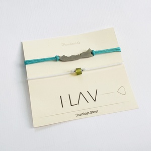 Balaton medálos karkötő több színben - ékszer - karkötő - karkötő medállal - Meska.hu