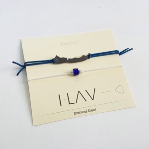 Balaton medálos karkötő több színben - ékszer - karkötő - karkötő medállal - Meska.hu