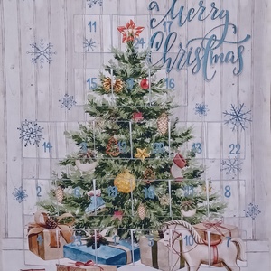 Örök adventi naptár mesebeli hangulattal, Karácsony, Adventi díszek, Adventi naptár, Varrás, Patchwork, foltvarrás, MESKA