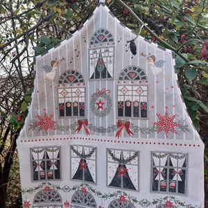 Örök adventi naptár meseház - karácsony - adventi díszek - adventi naptár - Meska.hu