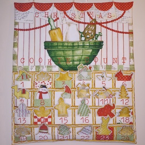 Örök adventi naptár mézeskalácsos - karácsony - adventi díszek - adventi naptár - Meska.hu