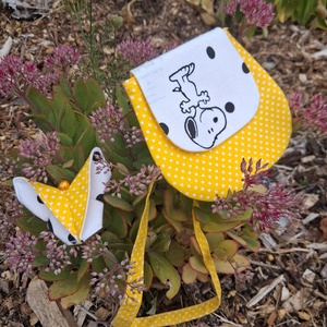 Snoopy-s kistáska és hajgumi - szett, Táska & Tok, Kézitáska & válltáska, Kézitáska, Varrás, MESKA