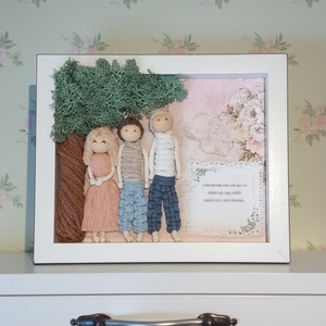 Egyedi ballagási ajándék óvónőnek és tanárnőnek � 3D makramé figurás kép, személyre szabható idézettel - otthon & életmód - dekoráció - kép & falikép - 3d képek - Meska.hu