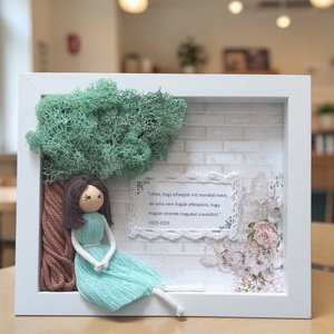 Személyre szabható köszönő ajándék tanárnak �3D makramé kép idézettel - otthon & életmód - dekoráció - kép & falikép - 3d képek - Meska.hu