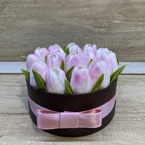 Tulipános virágbox - otthon & életmód - dekoráció - asztal és polc dekoráció - díszdoboz - Meska.hu