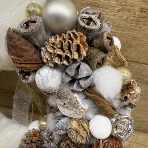 Karácsonyi kopogtató  2 - karácsony - karácsonyi lakásdekoráció - karácsonyi ajtódíszek - Meska.hu