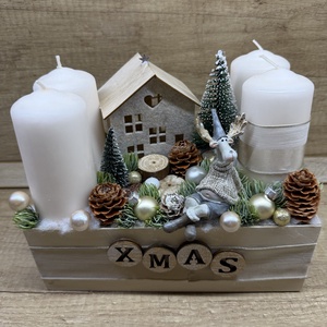 Adventi asztaldísz - Meska.hu