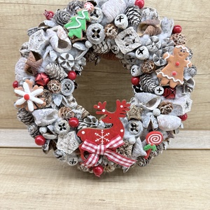 Téli kopogtató szarvassal - Meska.hu