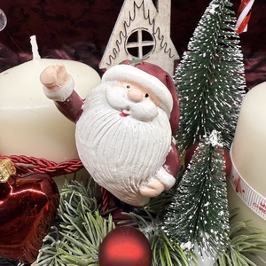 Adventi asztaldísz dobozban - karácsony - adventi díszek - adventi gyertyadíszek és koszorúdíszek - Meska.hu
